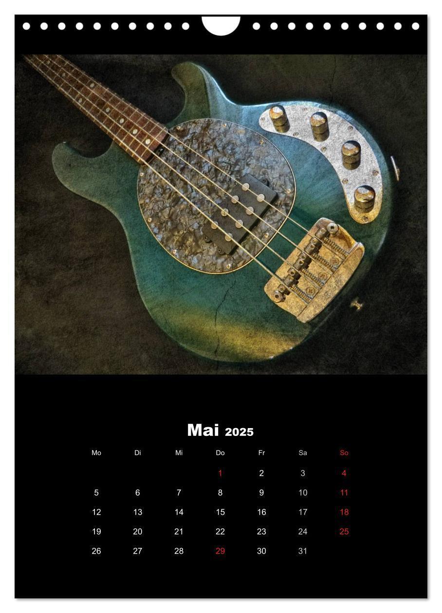 Bild: 9783457016244 | Vintage Gitarren (Wandkalender 2025 DIN A4 hoch), CALVENDO...