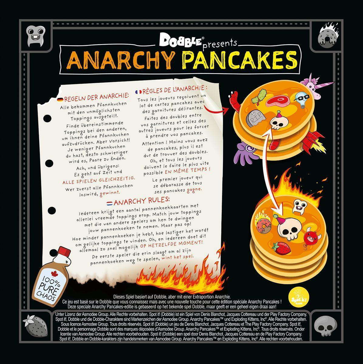 Bild: 3558380117568 | Dobble Anarchy Pancakes | Denis Blanchot (u. a.) | Spiel | ZYGD0039