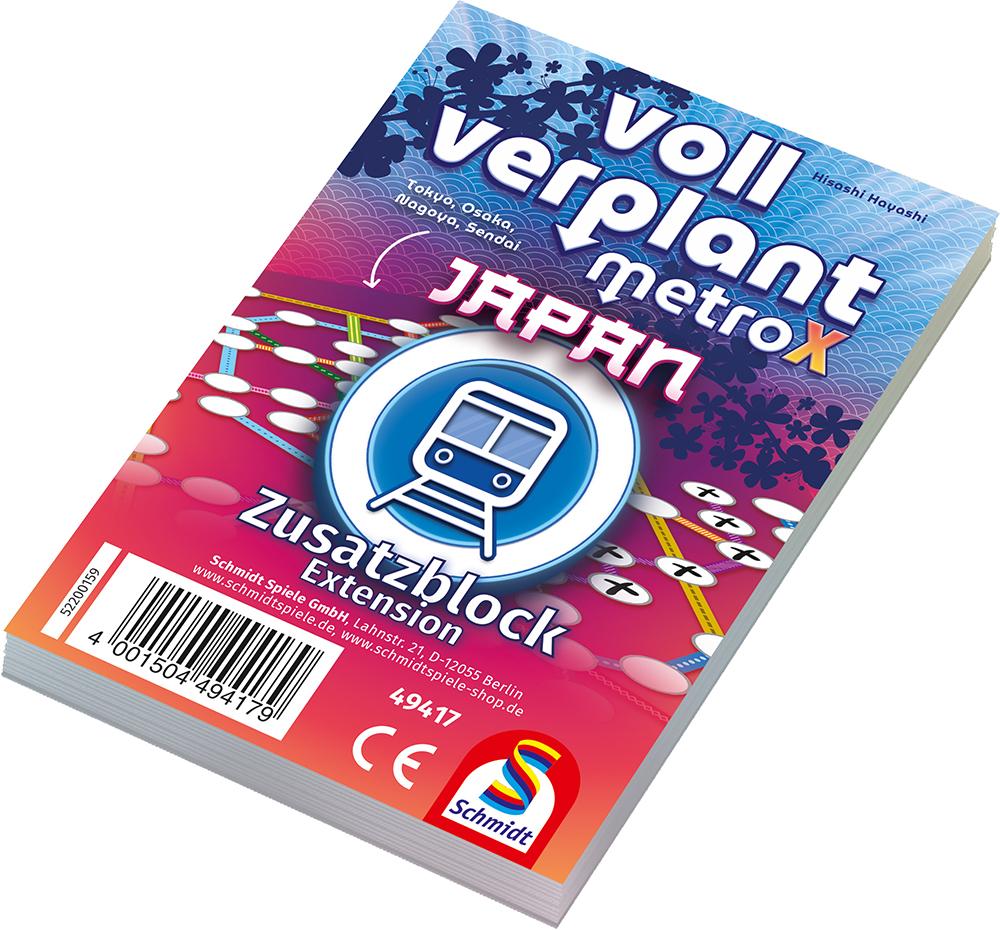 Cover: 4001504494179 | Voll verplant, Zusatzblock Japan | Familienspiele Klein &amp; Fein | Spiel