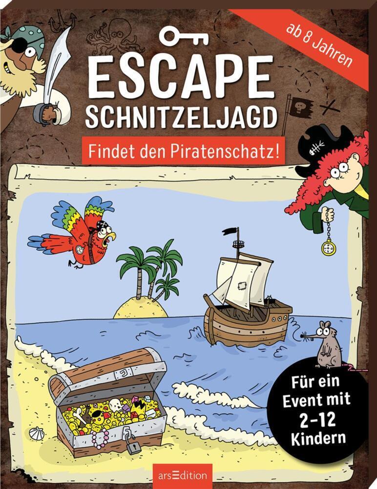 Cover: 4014489126997 | Escape-Schnitzeljagd - Findet den Piratenschatz! | Hannah Lang | Spiel