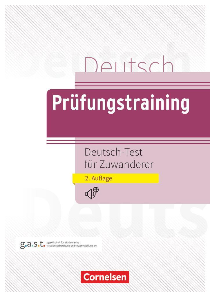 Cover: 9783060203741 | Prüfungstraining DaF. Deutsch-Test für Zuwanderer | Dieter Maenner