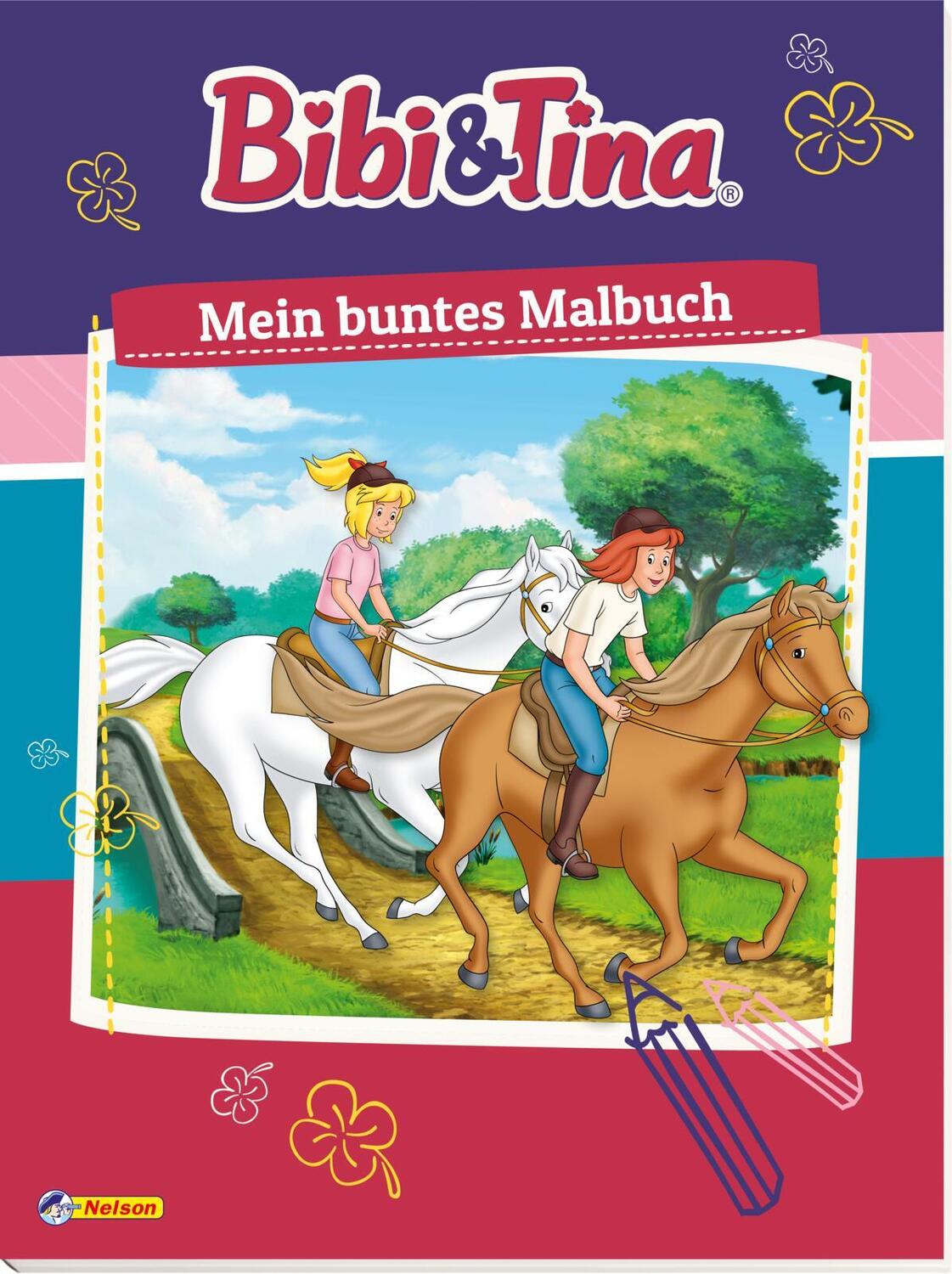 Cover: 9783845117492 | Bibi und Tina: Mein buntes Malbuch | 80 Ausmalseiten | Taschenbuch