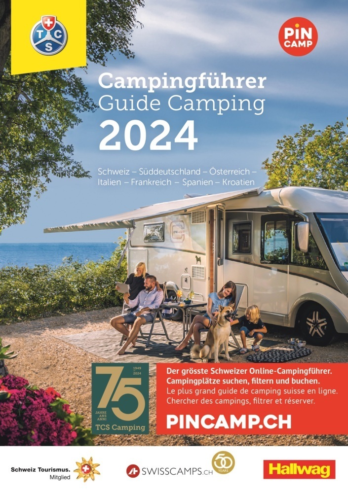 Cover: 9783828310421 | TCS Schweiz &amp; Europa Campingführer 2023, m. 1 Karte | Taschenbuch