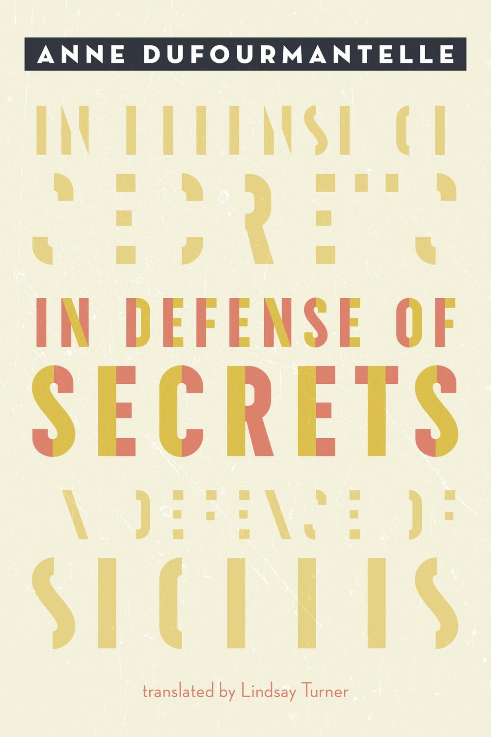 Cover: 9780823289233 | In Defense of Secrets | Anne Dufourmantelle | Taschenbuch | Englisch