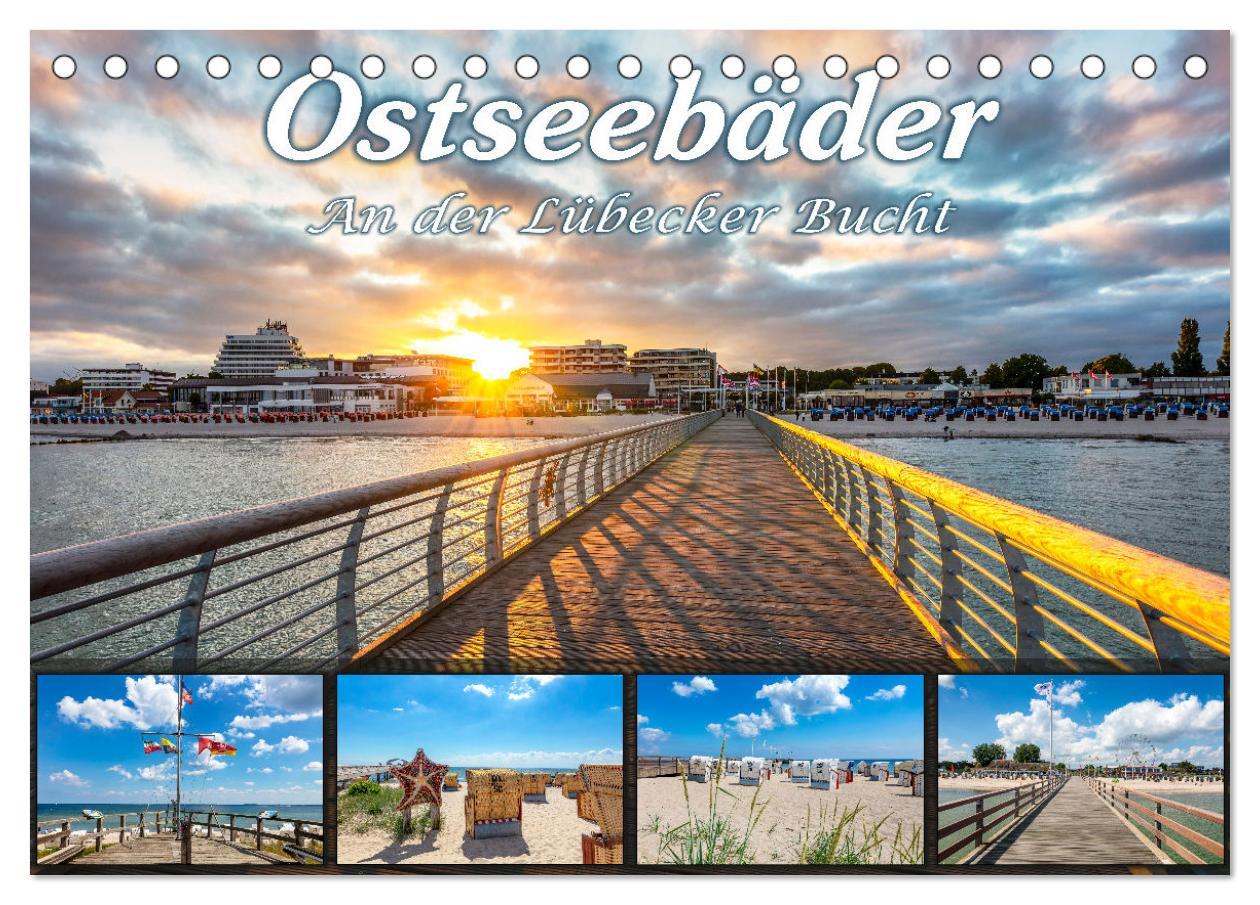 Cover: 9783383960796 | Ostseebäder an der Lübecker Bucht (Tischkalender 2025 DIN A5 quer),...