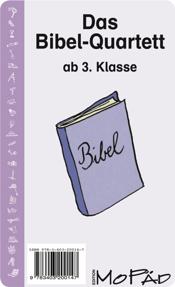 Cover: 9783403200147 | Das Bibel-Quartett (Kartenspiel) | (3. und 4. Klasse) | Bernd Wehren