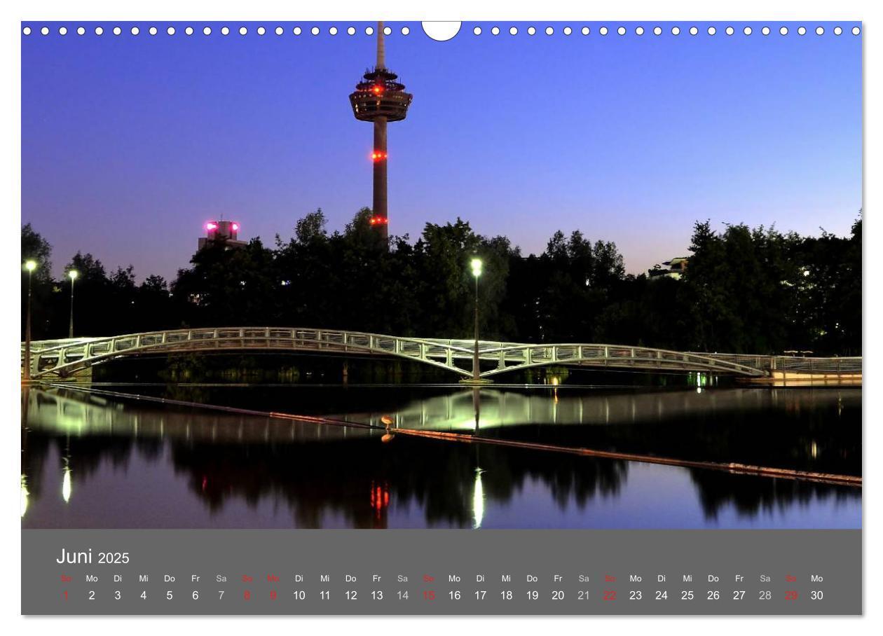 Bild: 9783435689521 | KÖLN BEI NACHT (Wandkalender 2025 DIN A3 quer), CALVENDO...