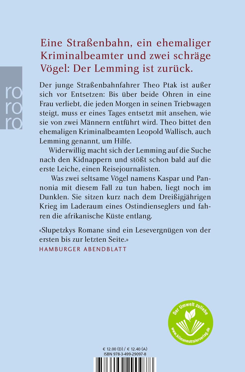 Rückseite: 9783499290978 | Die Rückkehr des Lemming | Stefan Slupetzky | Taschenbuch | Deutsch