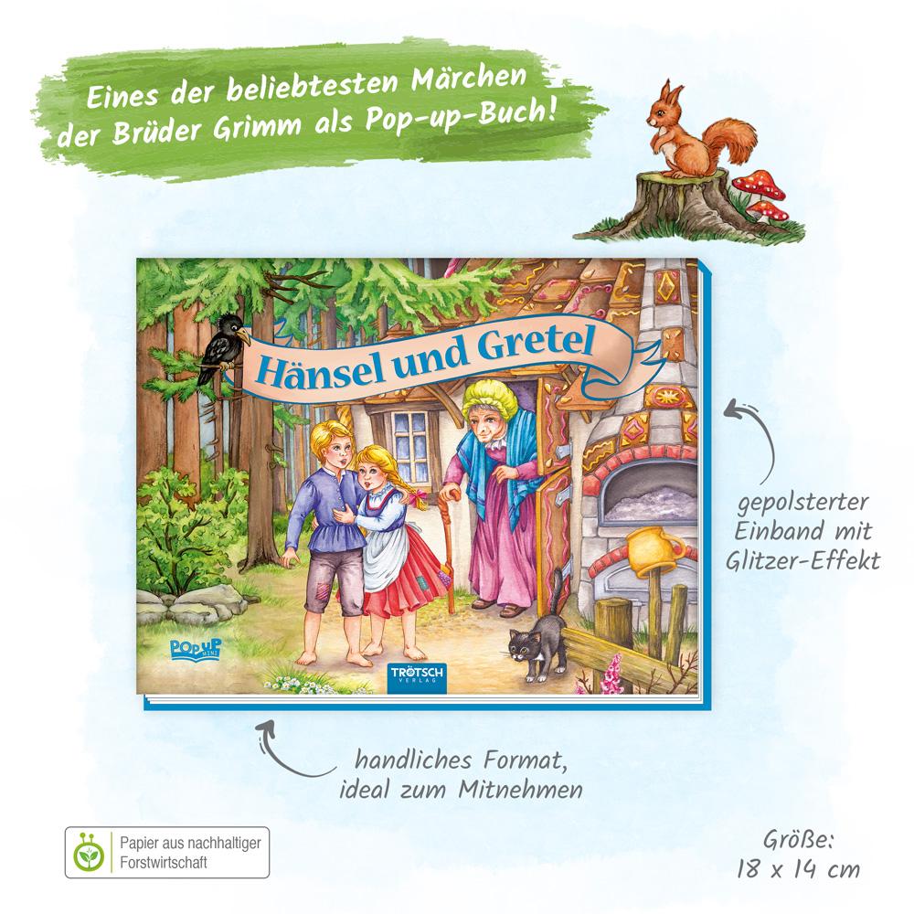 Bild: 9783965525597 | Trötsch Märchenbuch Pop-up-Buch Hänsel und Gretel | Co.KG | Buch