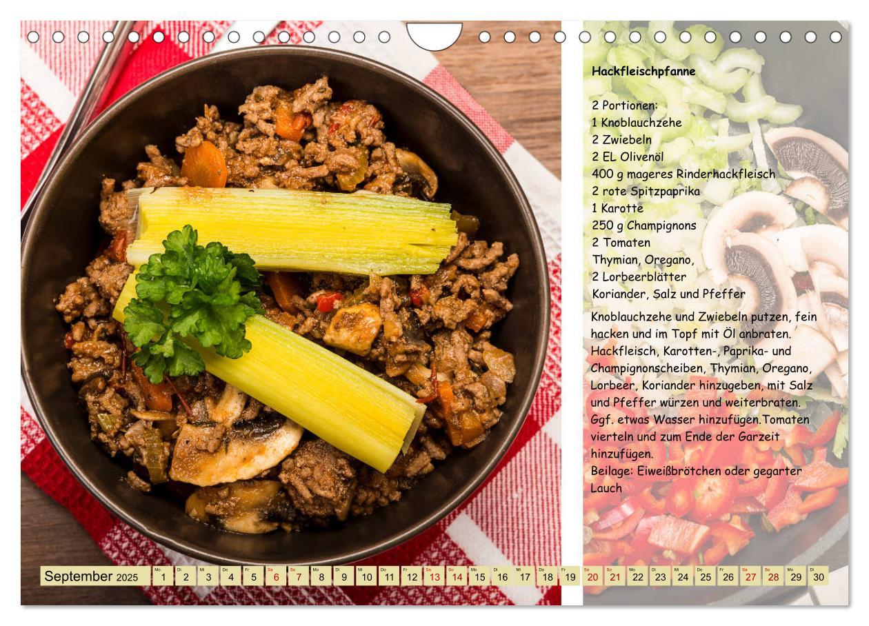 Bild: 9783435360284 | Low Carb 2.0 - Leichte Rezepte zum Selberkochen (Wandkalender 2025...