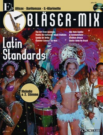 Cover: 9790001133784 | Bläser-Mix (+CD): Latin Standards für Es-Instrumente (Melodie und...
