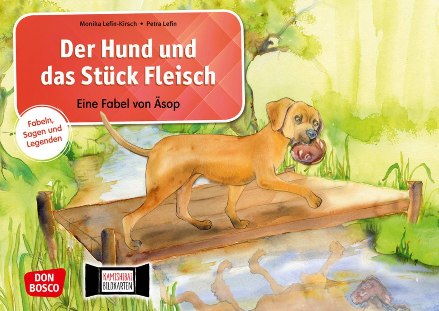 Cover: 4260179516696 | Der Hund und das Stück Fleisch. Eine Fabel von Äsop. Kamishibai...