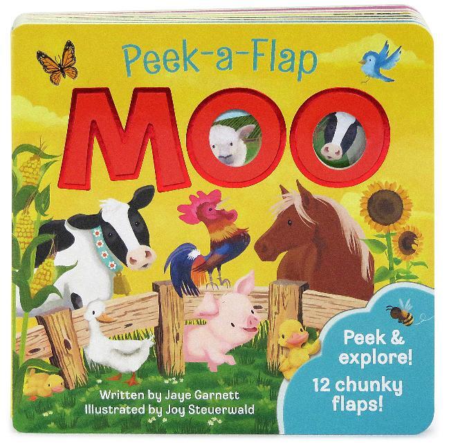 Cover: 9781680526134 | Moo | Peek a Flap Children's Board Book | Jaye Garnett | Buch | 2019
