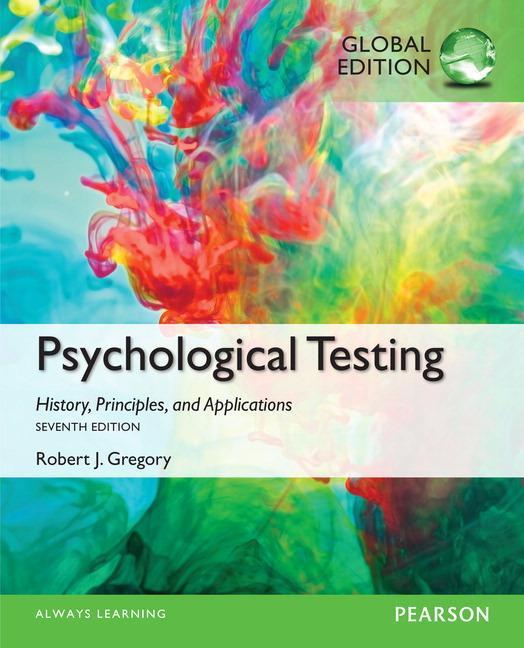Cover: 9781292058801 | Psychological Testing: History, Principles, and Applications,...