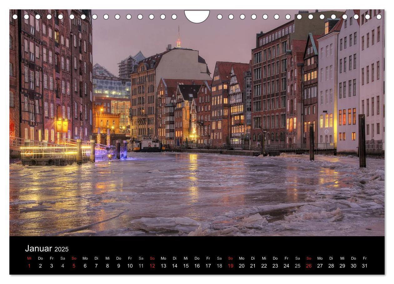 Bild: 9783435759934 | Hamburg (Wandkalender 2025 DIN A4 quer), CALVENDO Monatskalender