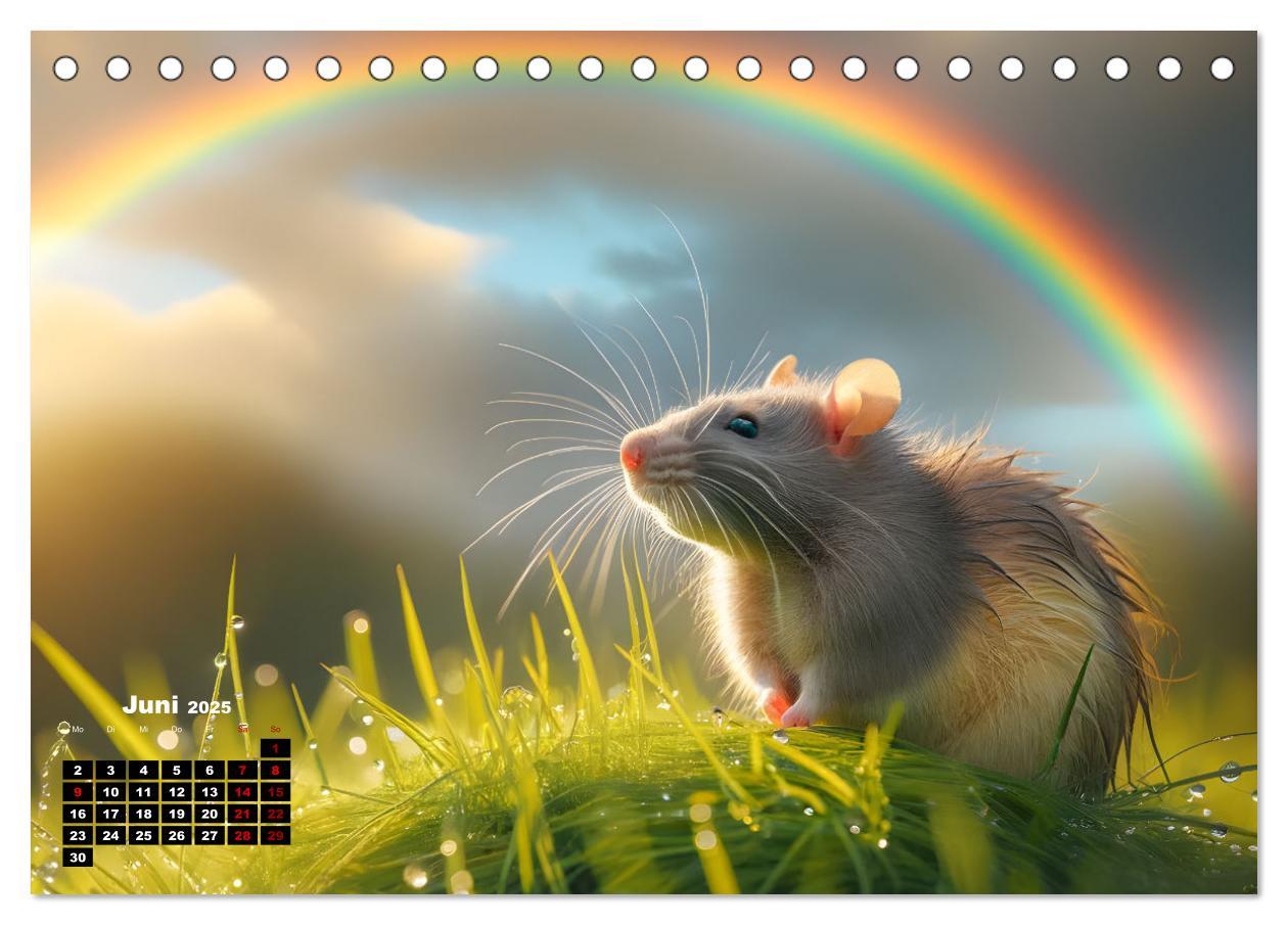 Bild: 9783383842221 | Lustige Ratten (Tischkalender 2025 DIN A5 quer), CALVENDO...