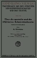 Cover: 9783663037750 | Über die spezielle und die allgemeine Relativitätstheorie | Einstein