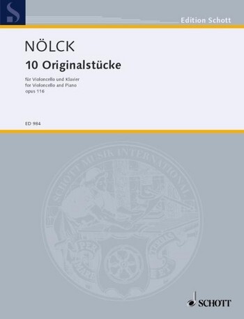 Cover: 9790001032407 | 10 Originalstücke | August Nölck | Buch | 48 S. | Deutsch | 1983