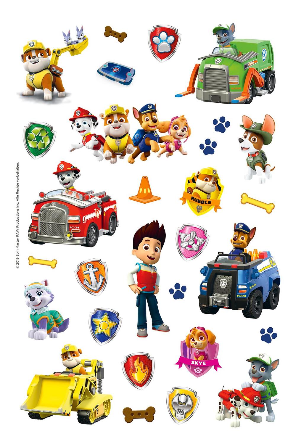 Bild: 9783833237263 | PAW Patrol: Mein kunterbunter Vorschulblock | mit über 50 Stickern!