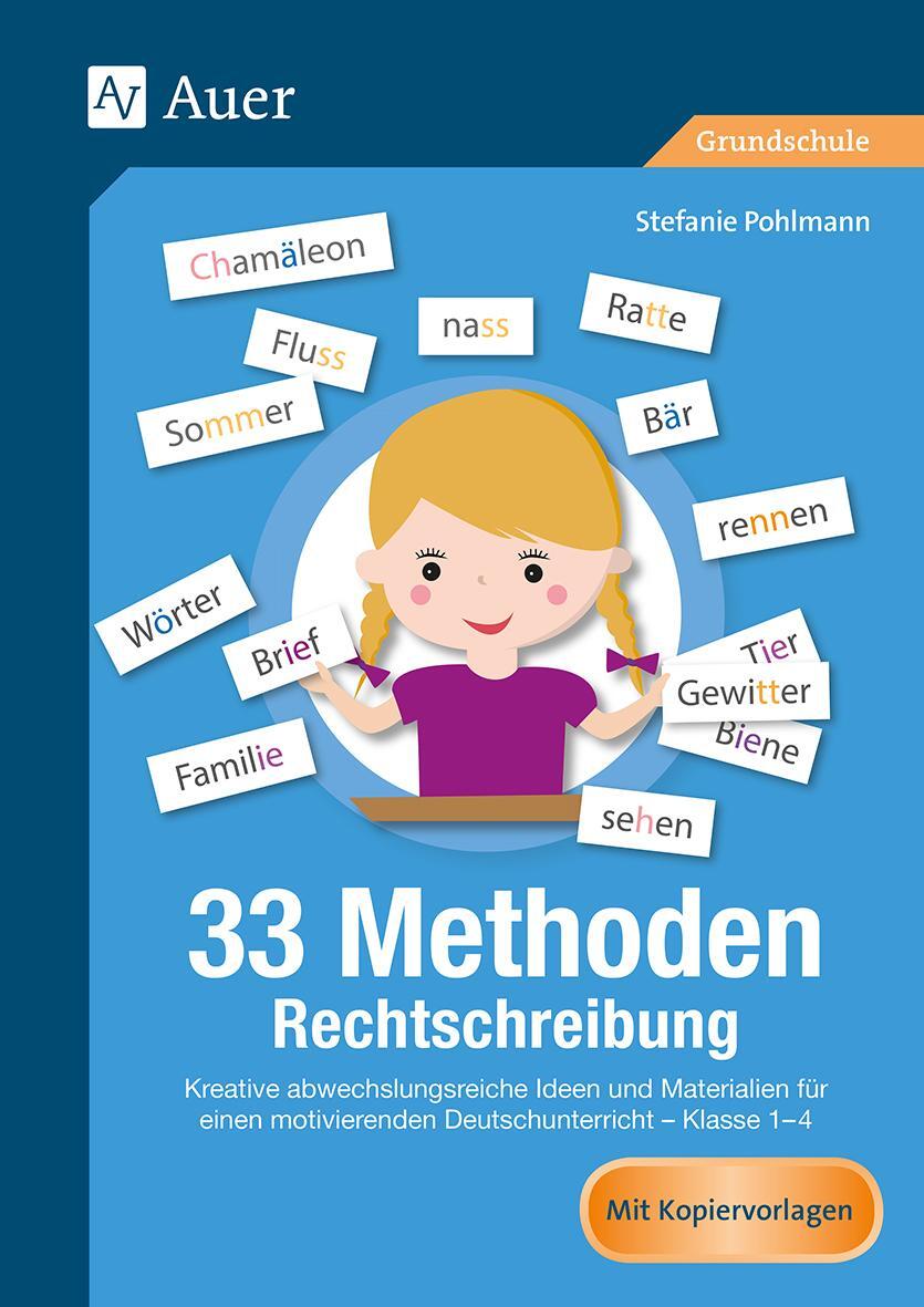 Cover: 9783403082071 | 33 Methoden Rechtschreibung | Stefanie Pohlmann | Broschüre | Deutsch