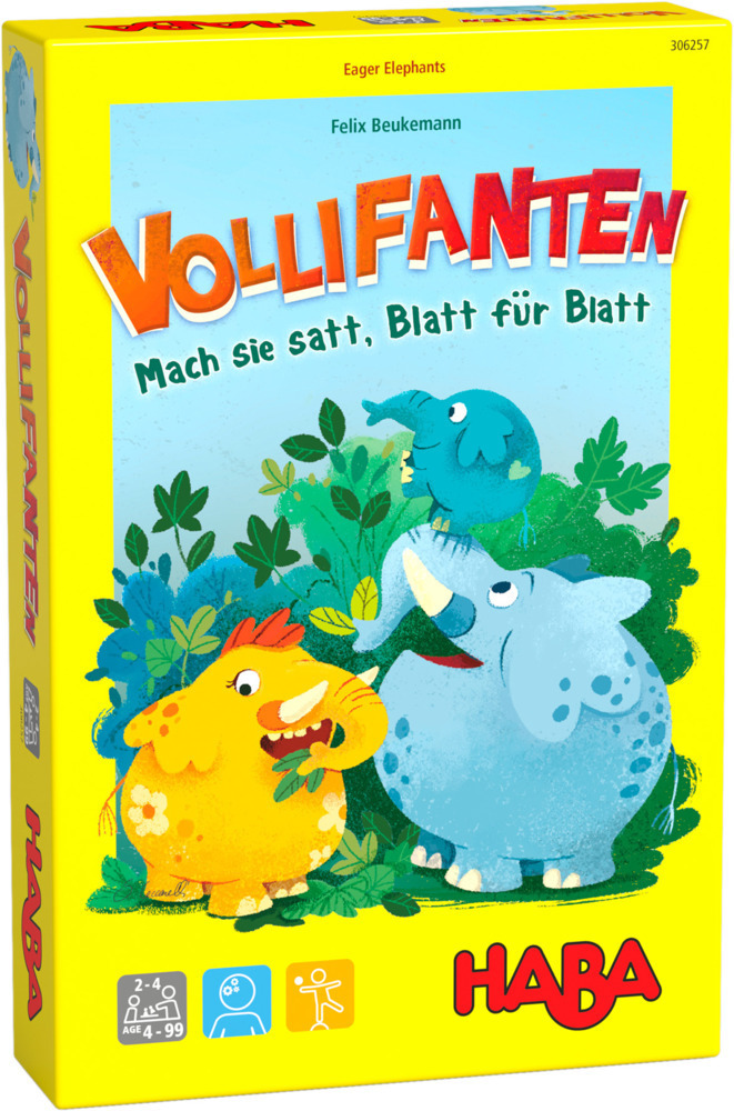 Cover: 4010168257631 | Vollifanten | Felix Beukemann | Spiel | Deutsch | 2022 | HABA