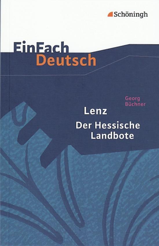 Cover: 9783140224253 | Lenz. Der Hessische Landbote. EinFach Deutsch Textausgaben. | Büchner