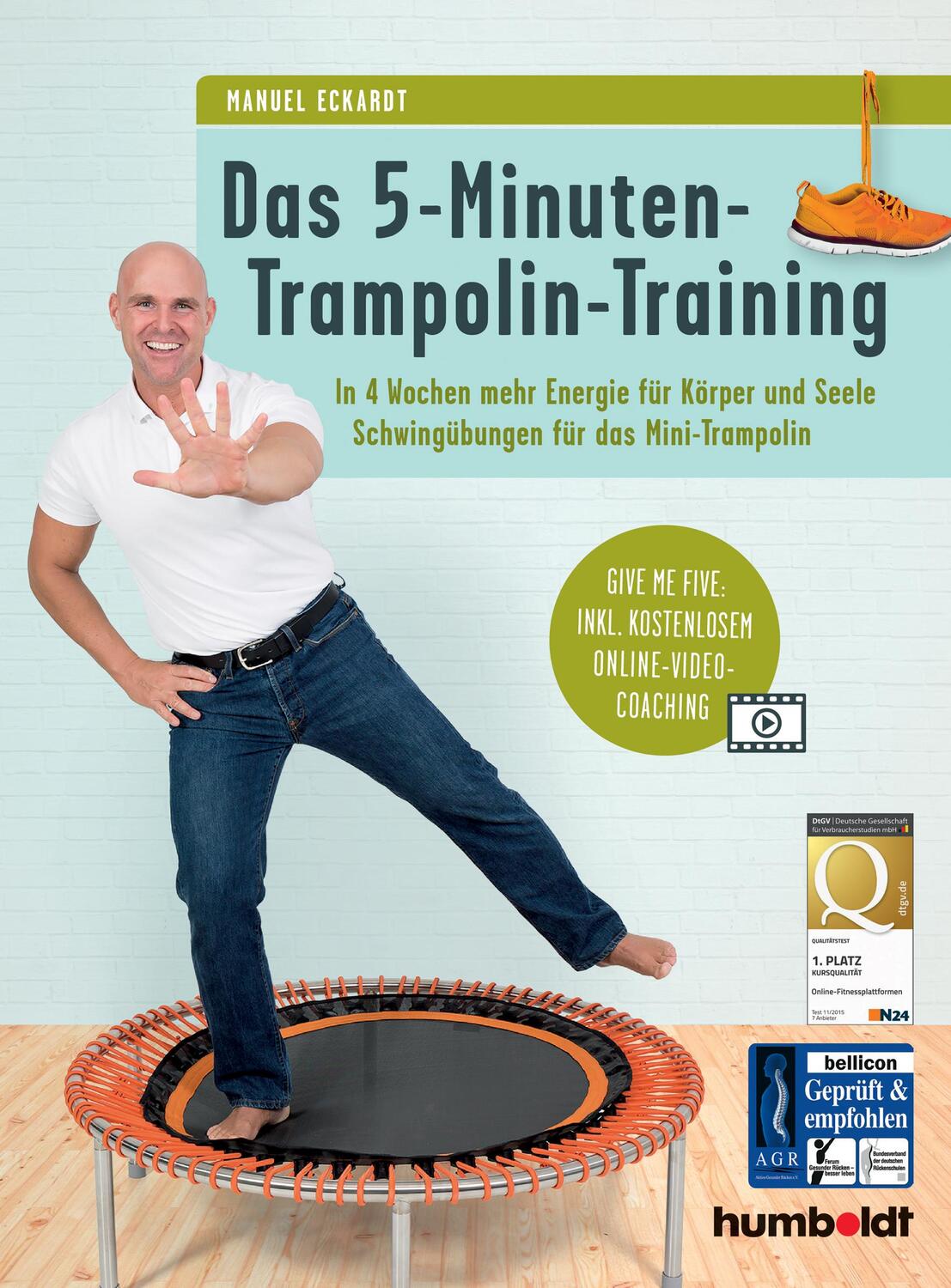 Cover: 9783899939514 | Das 5-Minuten-Trampolin-Training | Manuel Eckardt | Taschenbuch | 2017