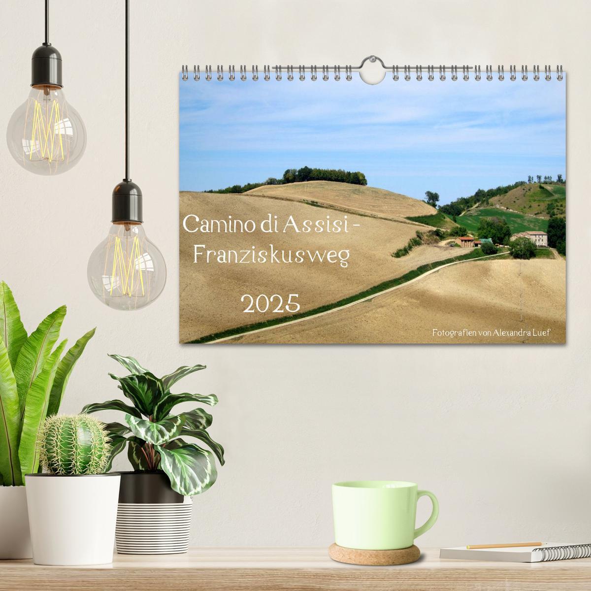 Bild: 9783435649747 | Camino di Assisi - Franziskusweg (Wandkalender 2025 DIN A4 quer),...