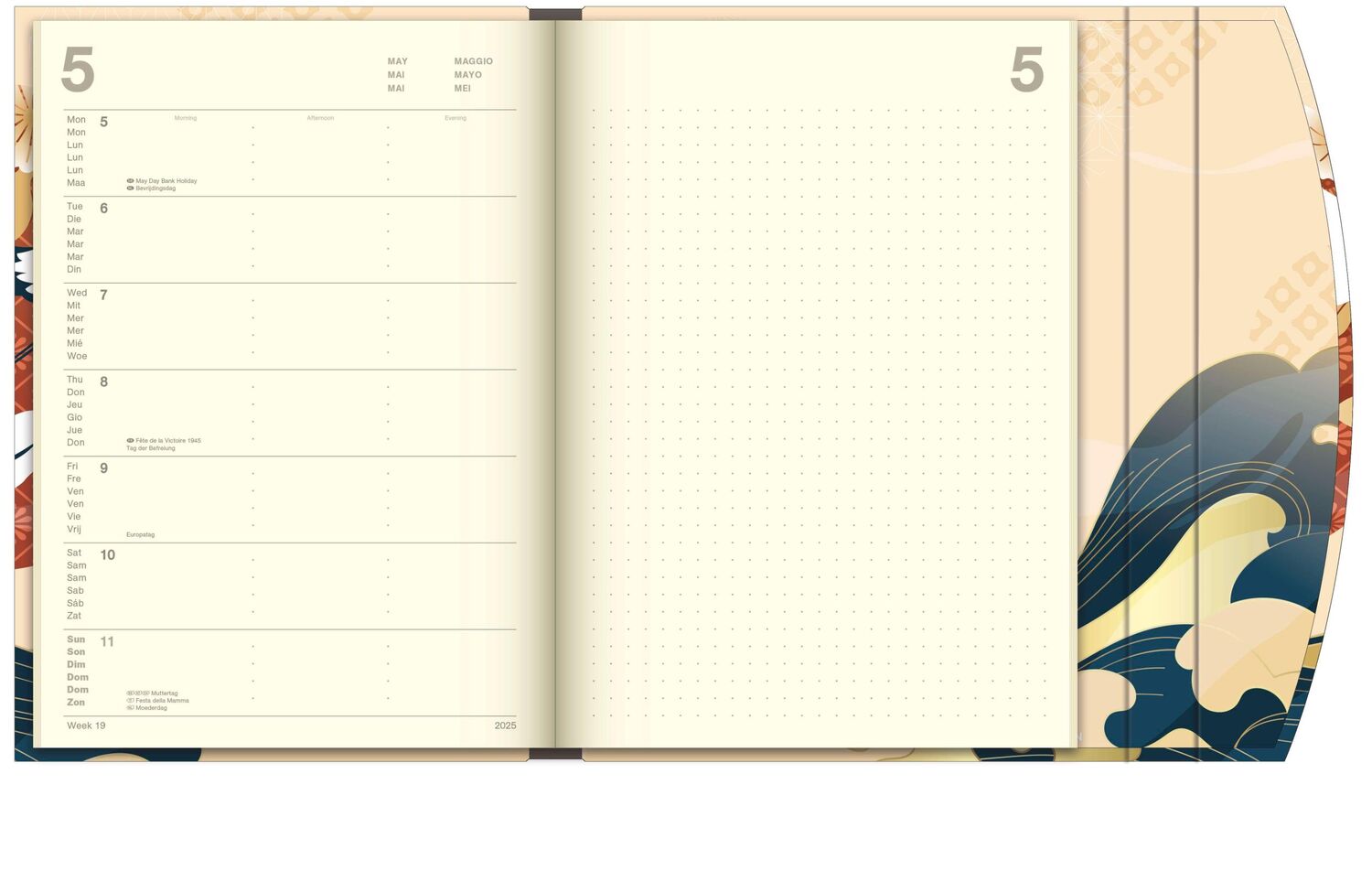 Bild: 4002725994677 | Japanese Papers 2025 - Diary - Buchkalender - Taschenkalender - 16x22