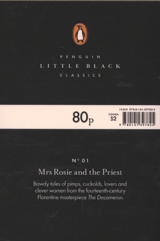 Rückseite: 9780141397825 | Mrs Rosie and the Priest | Giovanni Boccaccio | Taschenbuch | Englisch