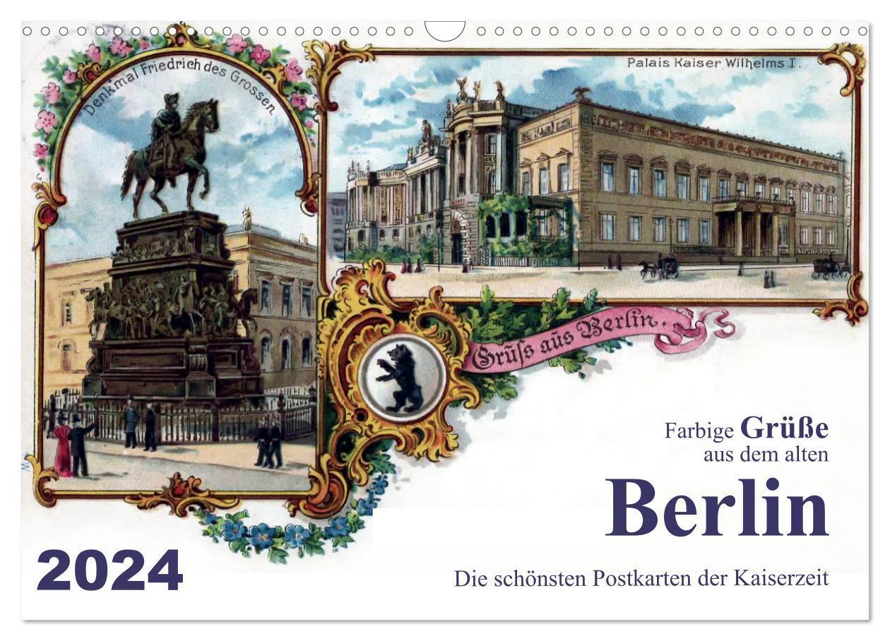 Cover: 9783383483820 | Farbige Grüße aus dem alten Berlin - Die schönsten Postkarten der...