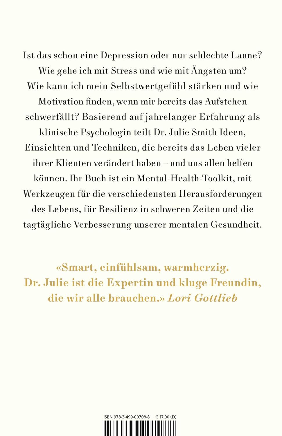 Rückseite: 9783499007088 | Aufstehen oder liegen bleiben? | Julie Smith | Taschenbuch | 368 S.