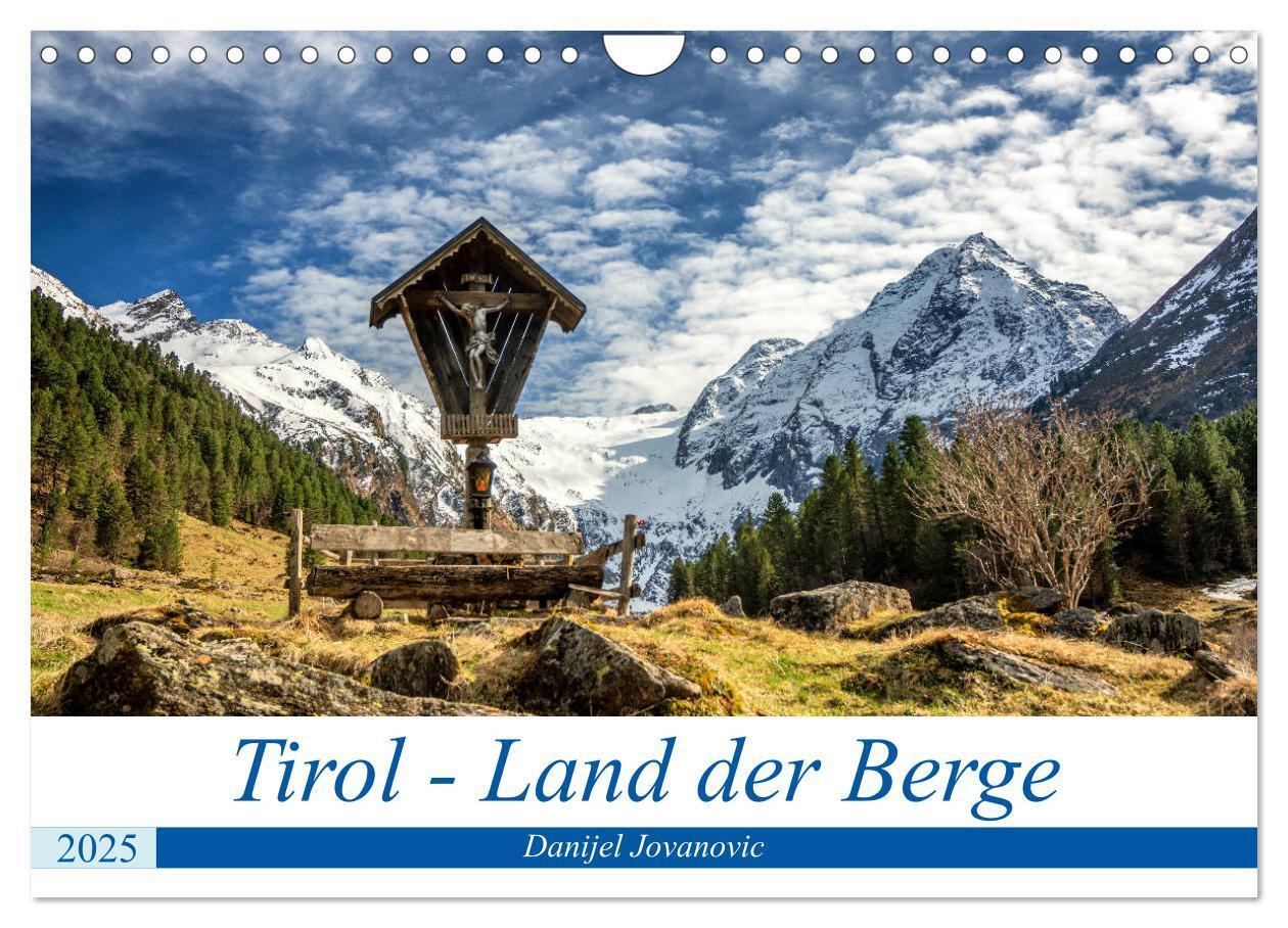 Cover: 9783435123476 | Tirol - Das Land in den Bergen (Wandkalender 2025 DIN A4 quer),...
