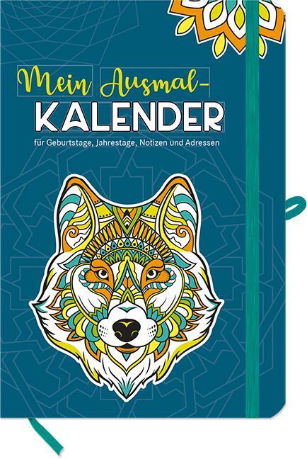 Cover: 9783863137434 | Mein Ausmal-Kalender | Kalender | 192 S. | Deutsch | Tosa GmbH