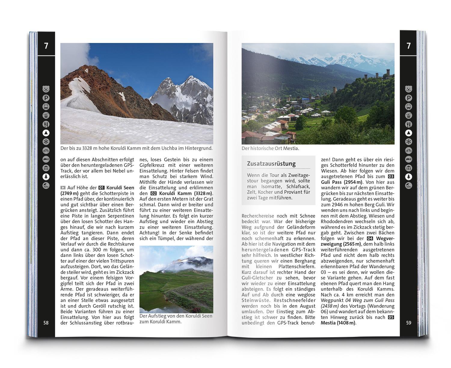 Bild: 9783991541301 | KOMPASS Wanderführer Georgien, Kaukasus, 50 Touren | Taschenbuch