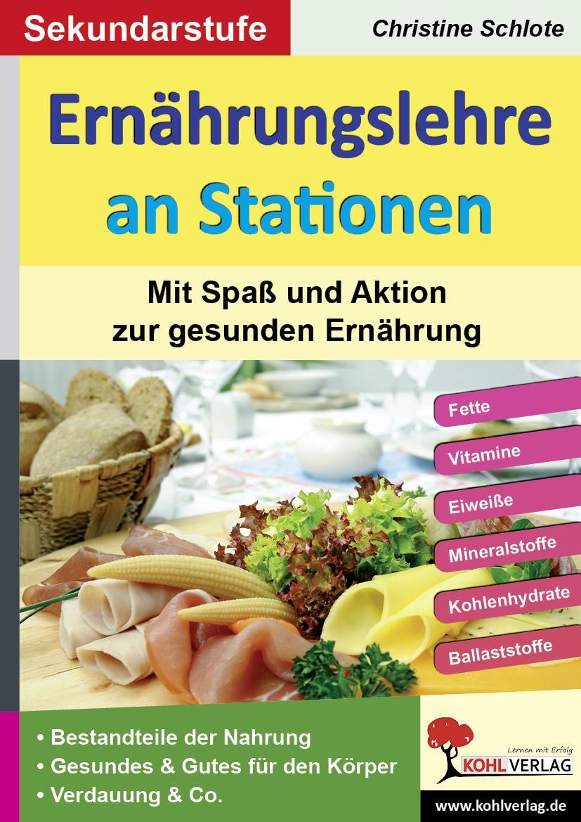 Cover: 9783866326125 | Ernährungslehre an Stationen. Mit Spaß und Aktion zur gesunden...