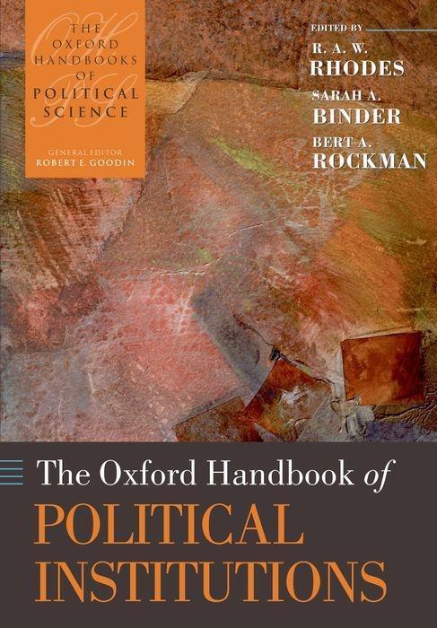 Cover: 9780199548460 | The Oxford Handbook of Political Institutions | Rhodes (u. a.) | Buch