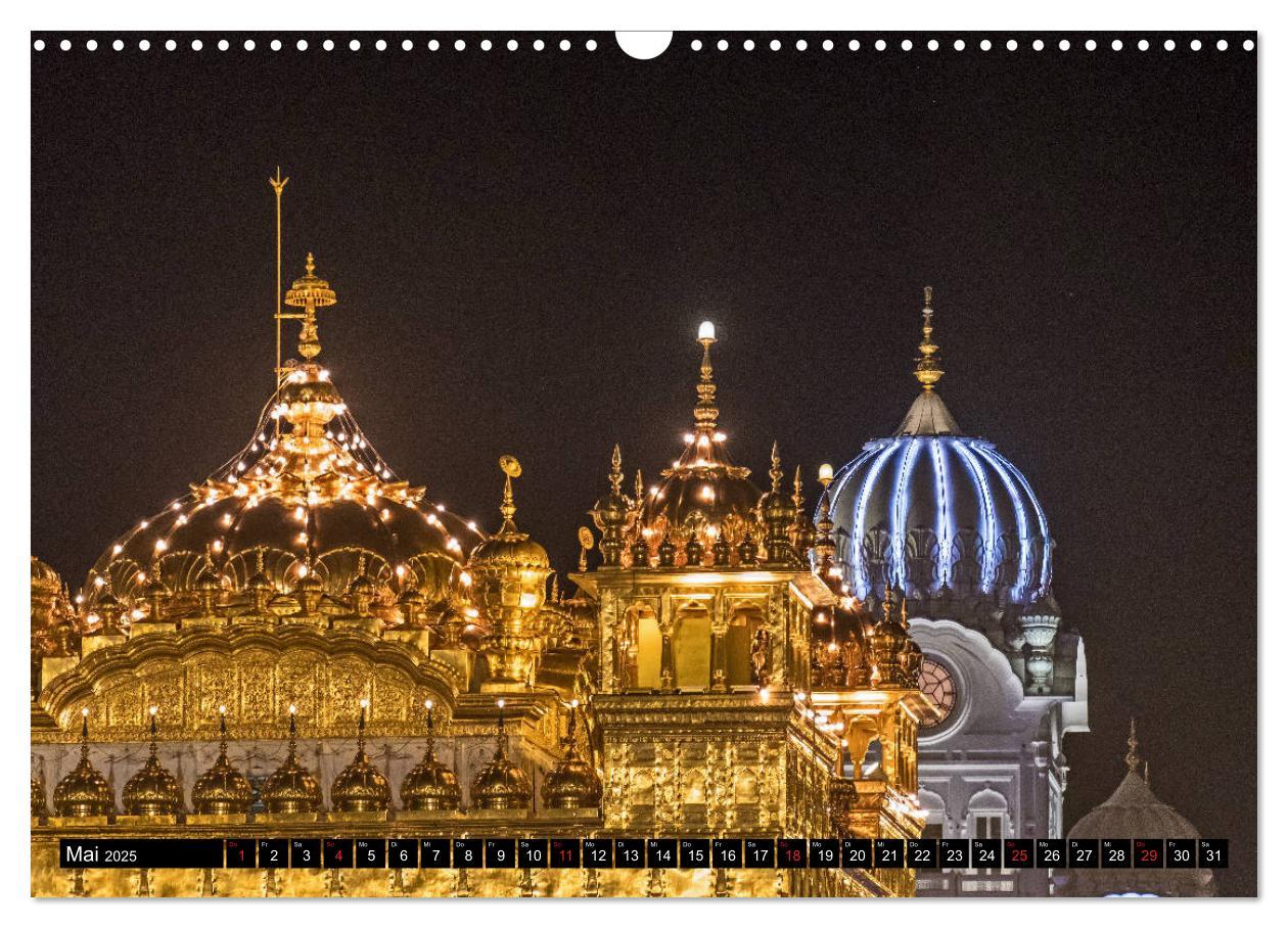 Bild: 9783435303595 | Amritsar - Der goldene Tempel (Wandkalender 2025 DIN A3 quer),...