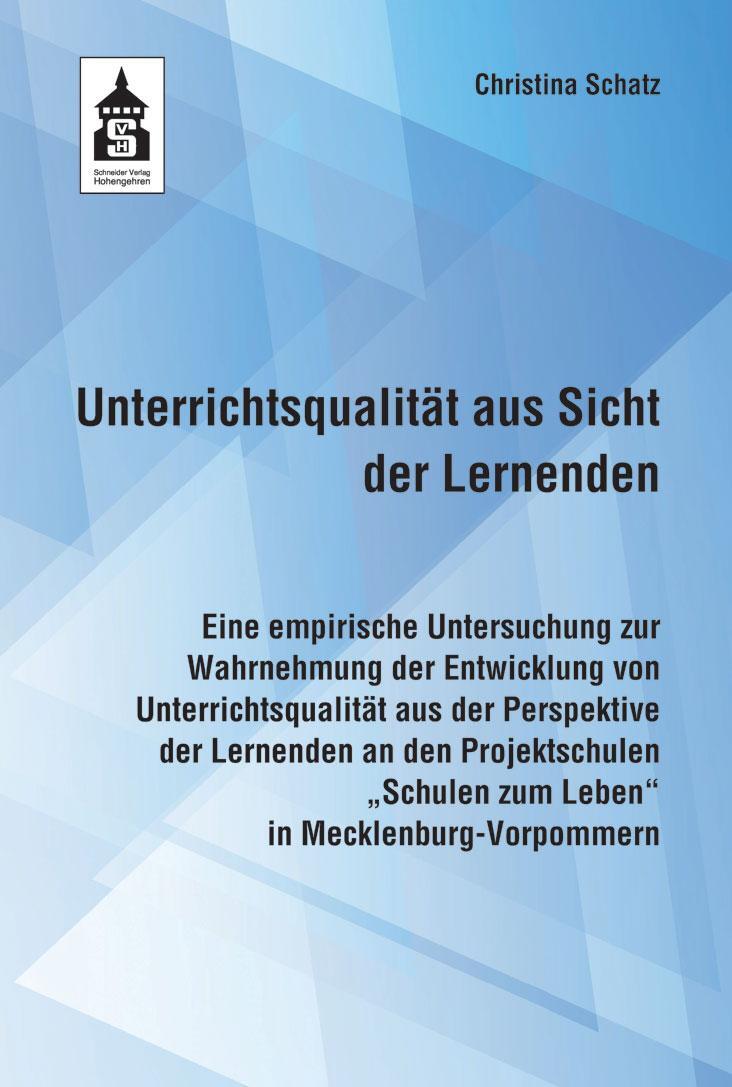 Cover: 9783834021243 | Unterrichtsqualität aus Sicht der Lernenden | Christina Schatz | Buch
