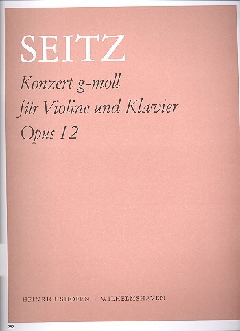 Cover: 9790204402823 | Concert 03 G Op.12 | Roland F. Seitz | Buch | Heinrichshofen Verlag