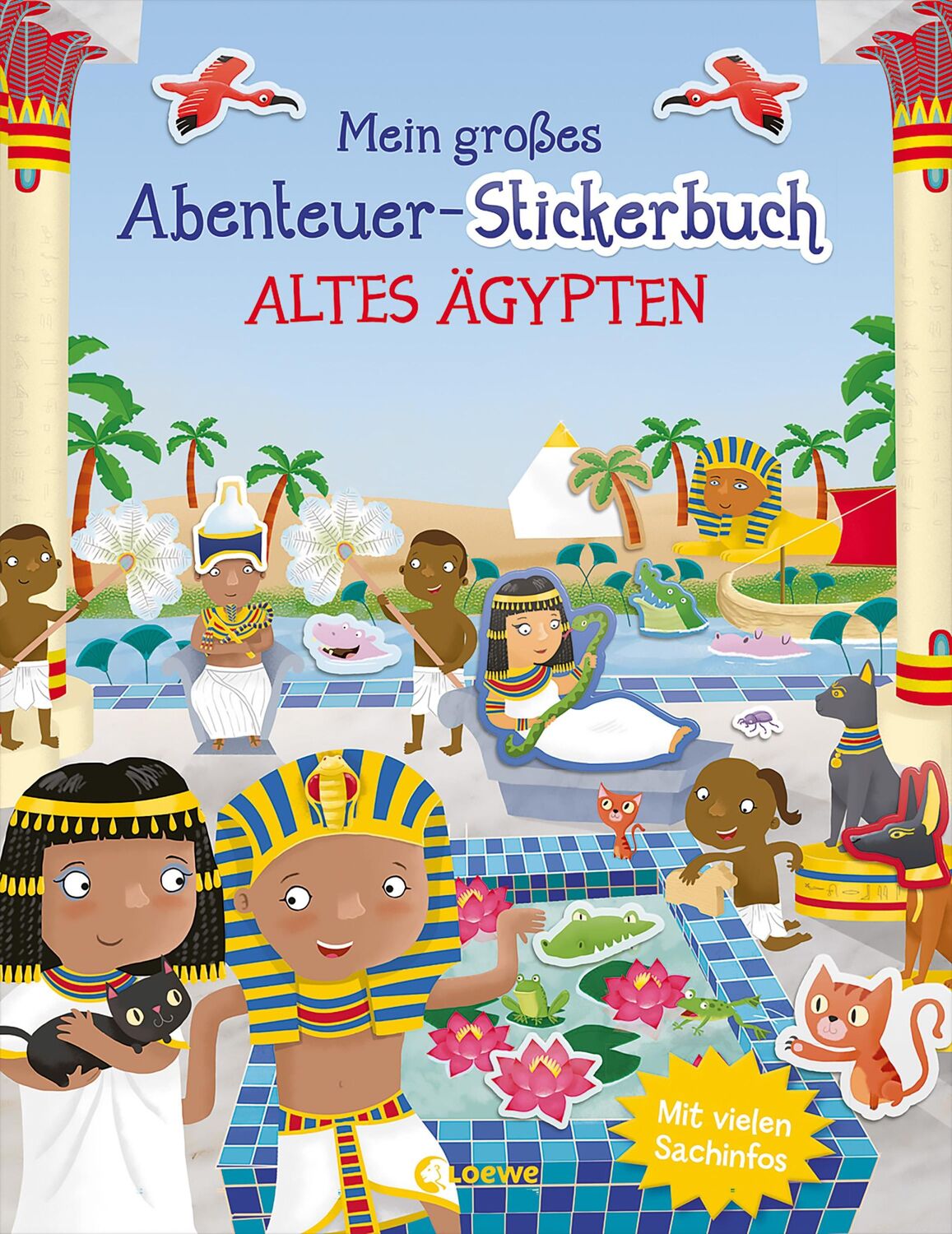 Cover: 9783743212695 | Mein großes Abenteuer-Stickerbuch - Altes Ägypten | Joshua George