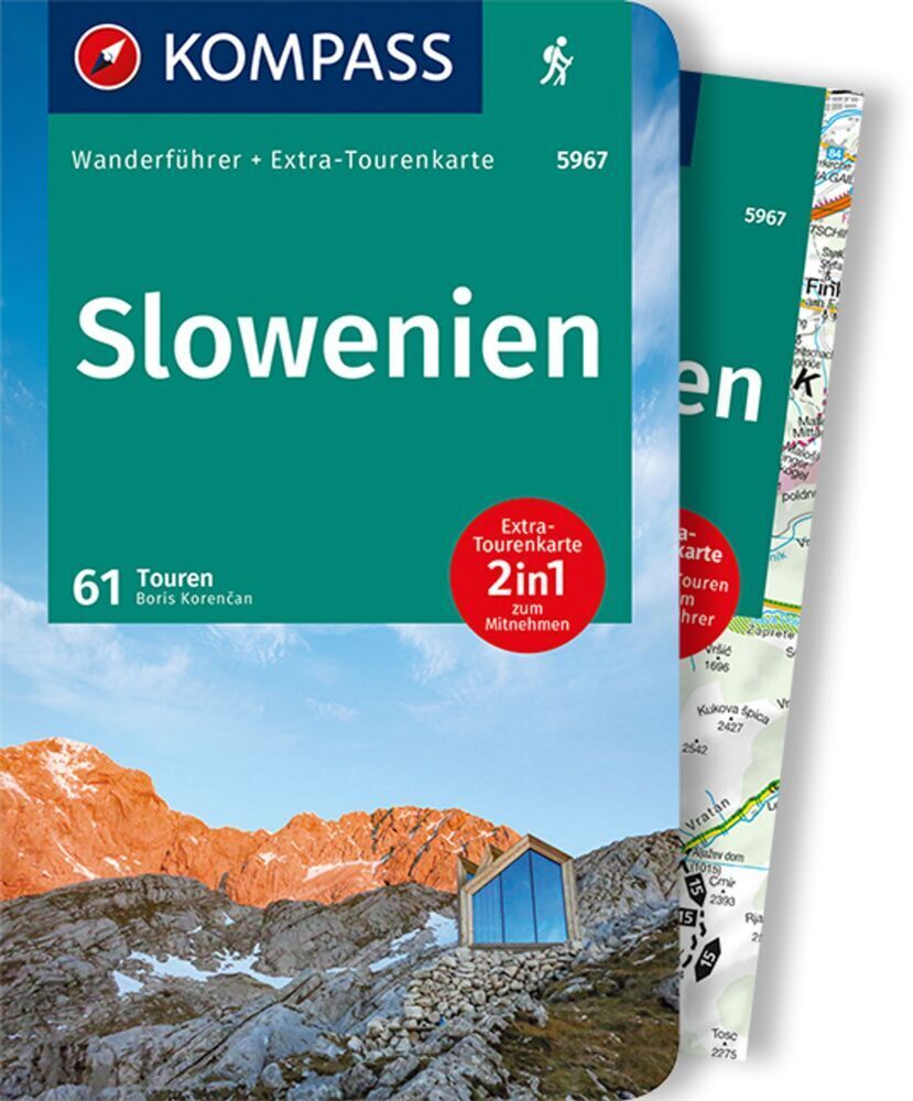 Cover: 9783991211396 | KOMPASS Wanderführer Slowenien, 61 Touren | Boris Korencan | Buch