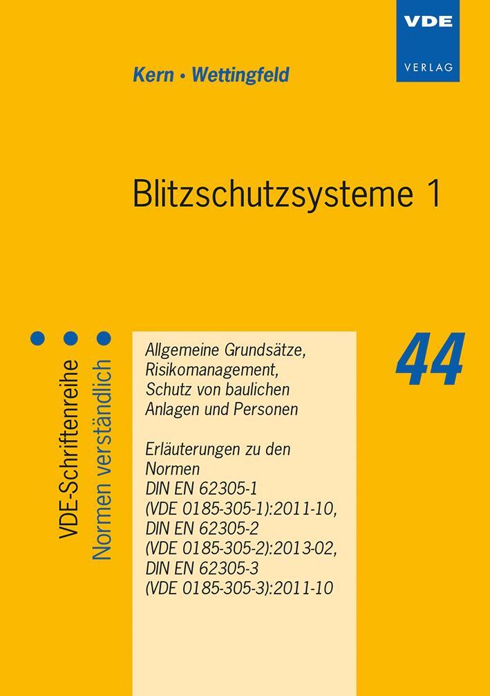 Bild: 9783800735112 | Blitzschutzsysteme 1 | Jürgen Wettingfeld (u. a.) | Taschenbuch | 2014