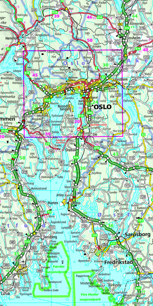 Bild: 9783828308879 | Norwegen Strassenkarte, 1:750 000 | (Land-)Karte | Gefalzt | Deutsch