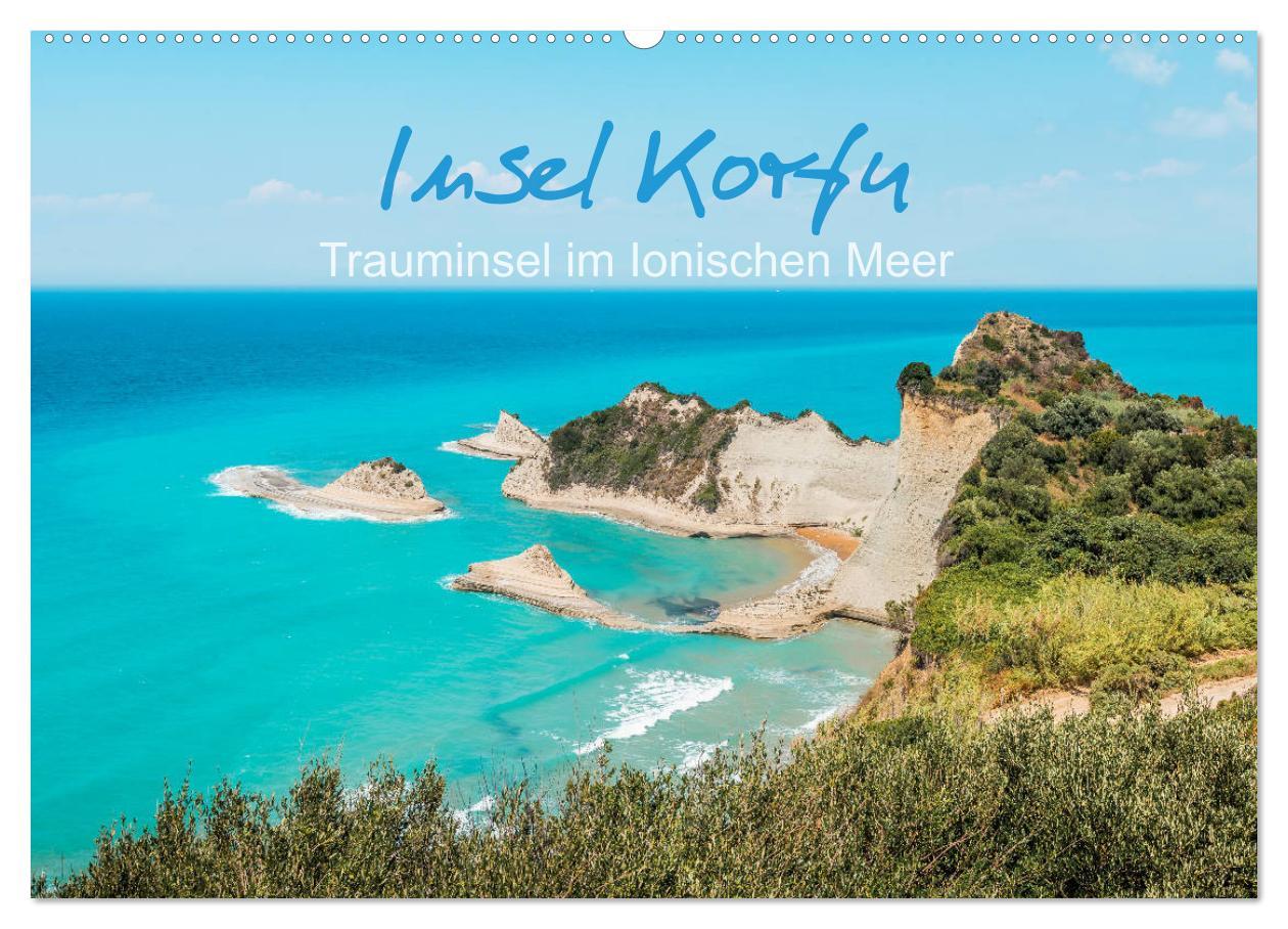 Cover: 9783435108725 | Insel Korfu - Trauminsel im Ionischen Meer (Wandkalender 2025 DIN...