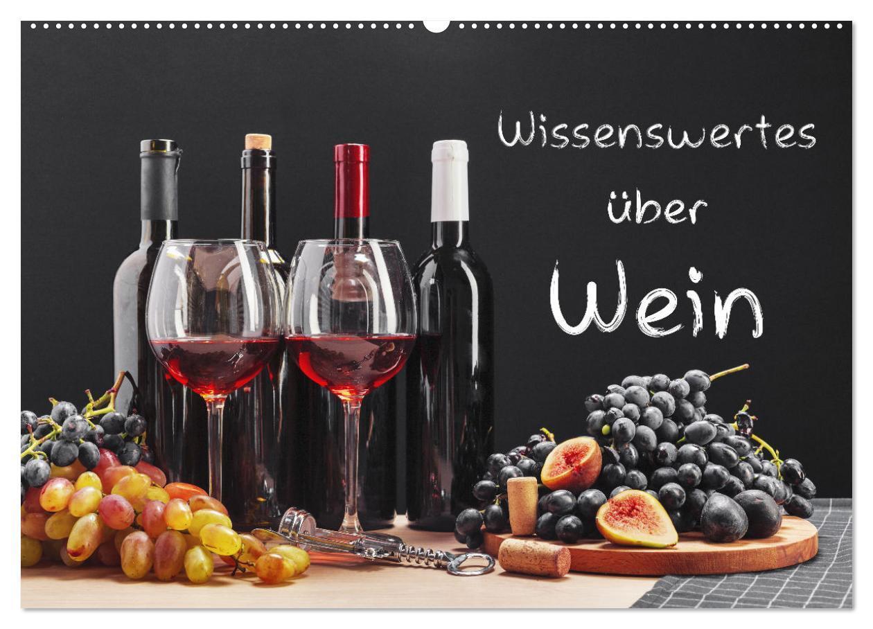 Cover: 9783675927704 | Wissenswertes über Wein (Wandkalender 2024 DIN A2 quer), CALVENDO...