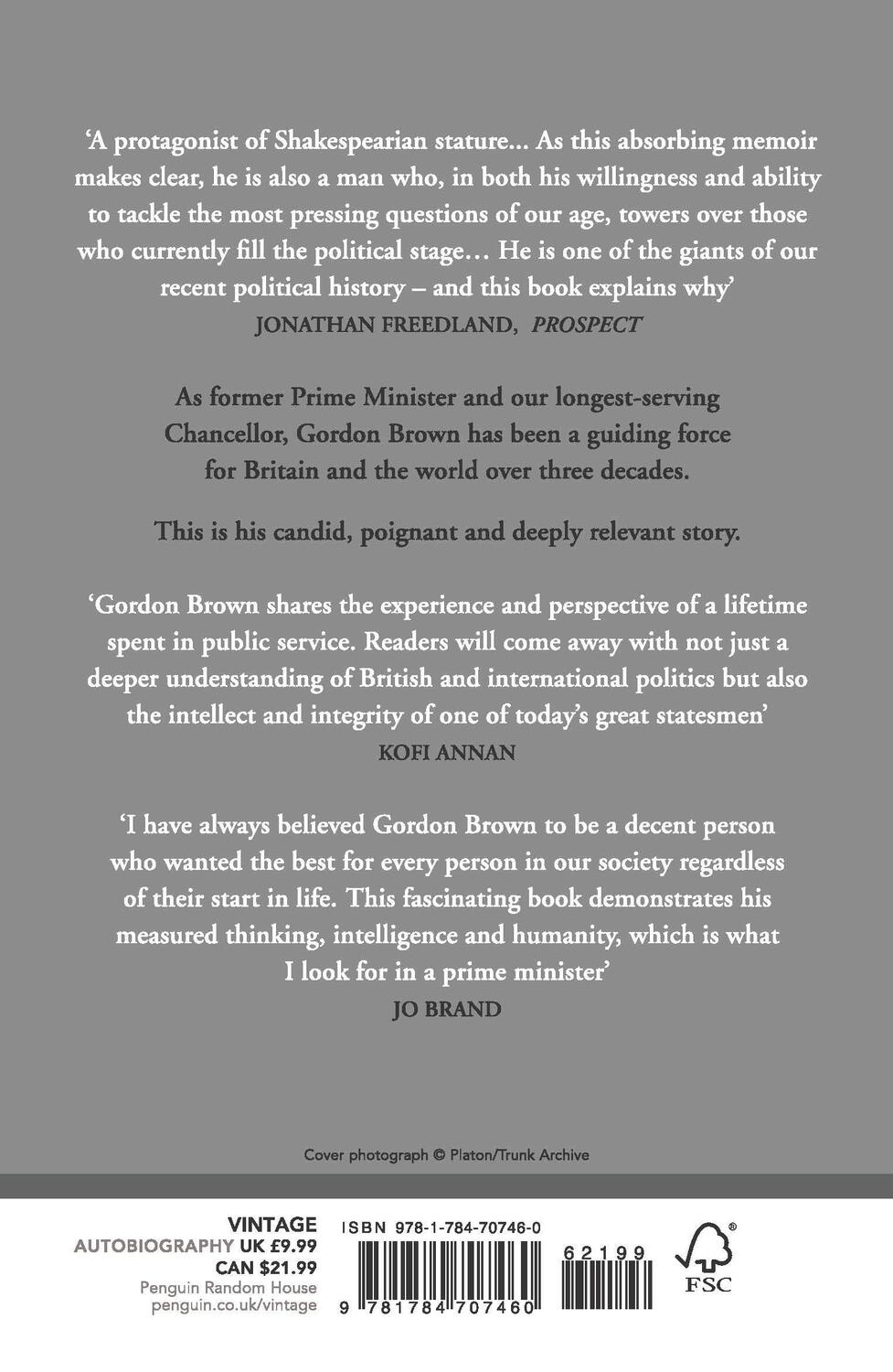 Rückseite: 9781784707460 | My Life, Our Times | Gordon Brown | Taschenbuch | Englisch | 2018
