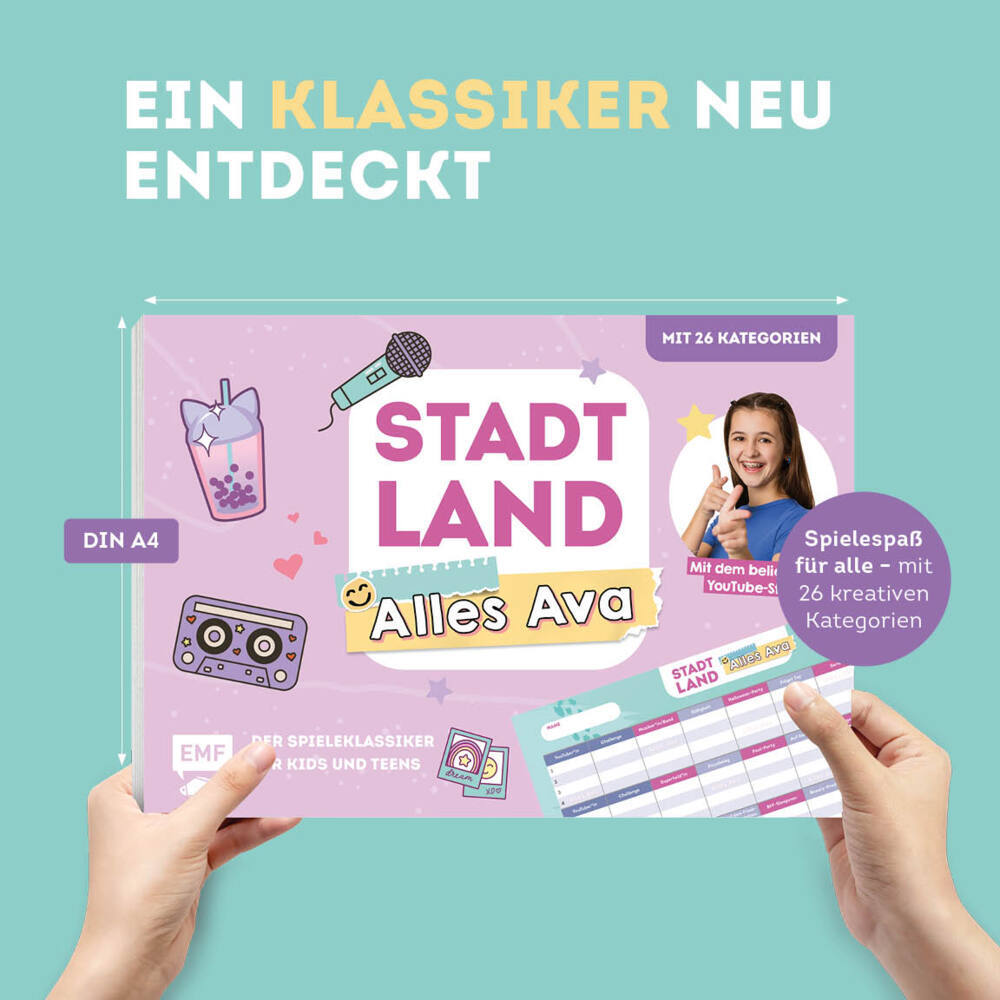 Bild: 4260478341982 | Stadt, Land, Alles Ava - Der Spieleklassiker für Kids und Teens | Ava