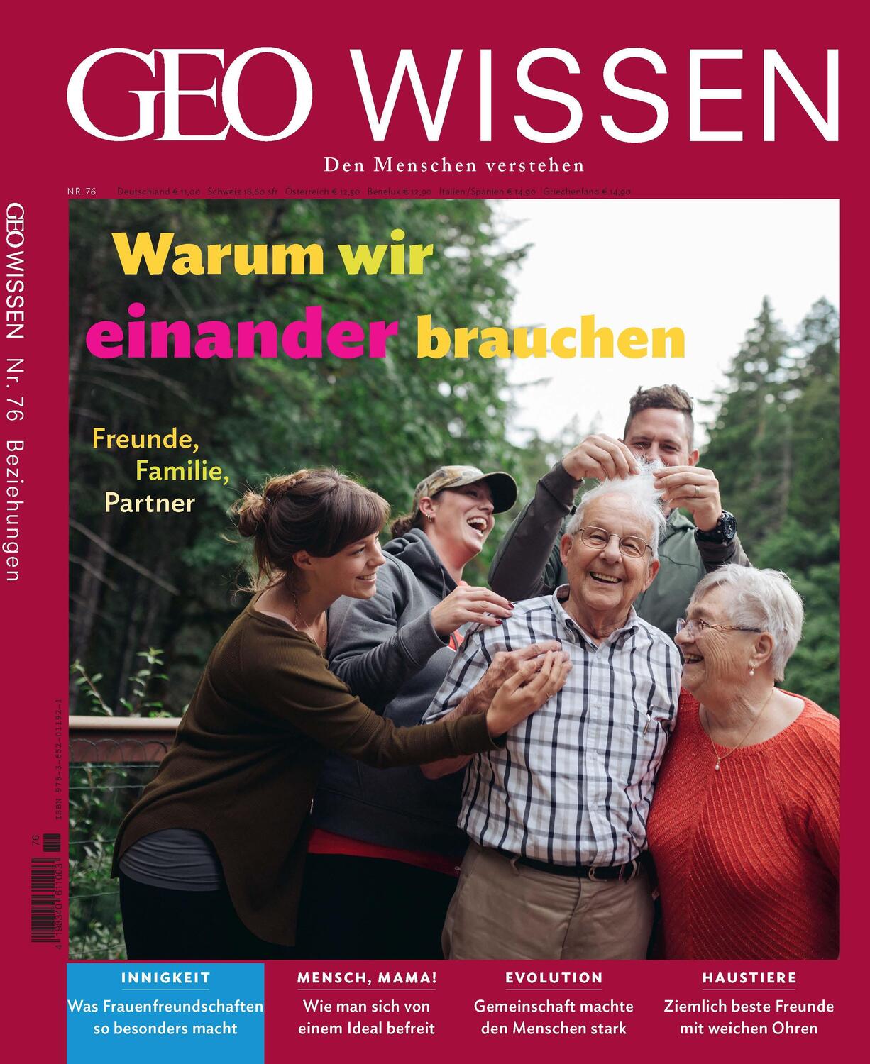 Cover: 9783652011921 | GEO Wissen 76/2022 - Warum wir einander brauchen | Schröder (u. a.)