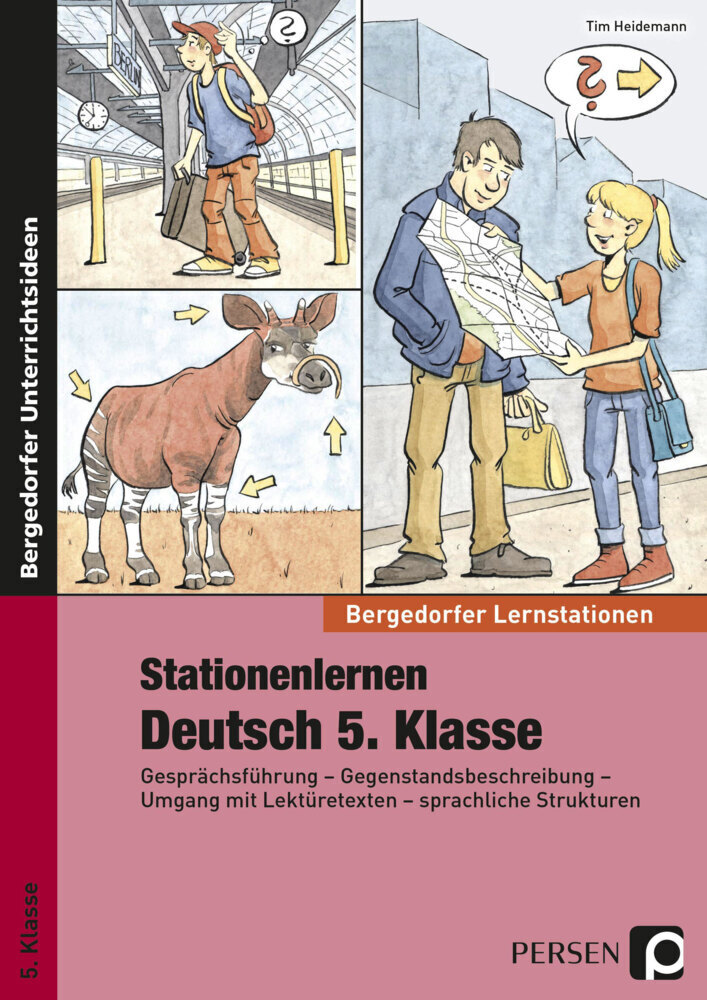 Cover: 9783403235040 | Stationenlernen Deutsch 5. Klasse | Tim Heidemann | Broschüre | 2015